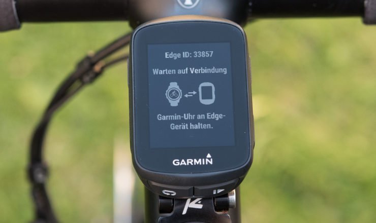 Edge 130 ist bereit für die Koppelung mit der Uhr