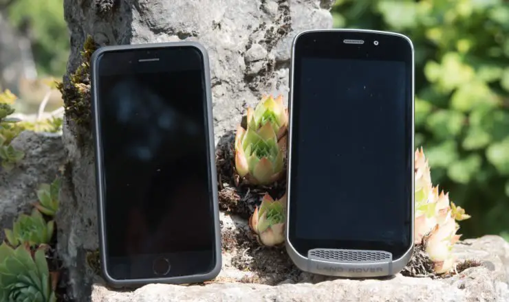 iPhone 7 und Land Rover Explore im Vergleich