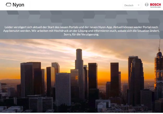 Bosch eBike Connect Webseite nicht erreichbar
