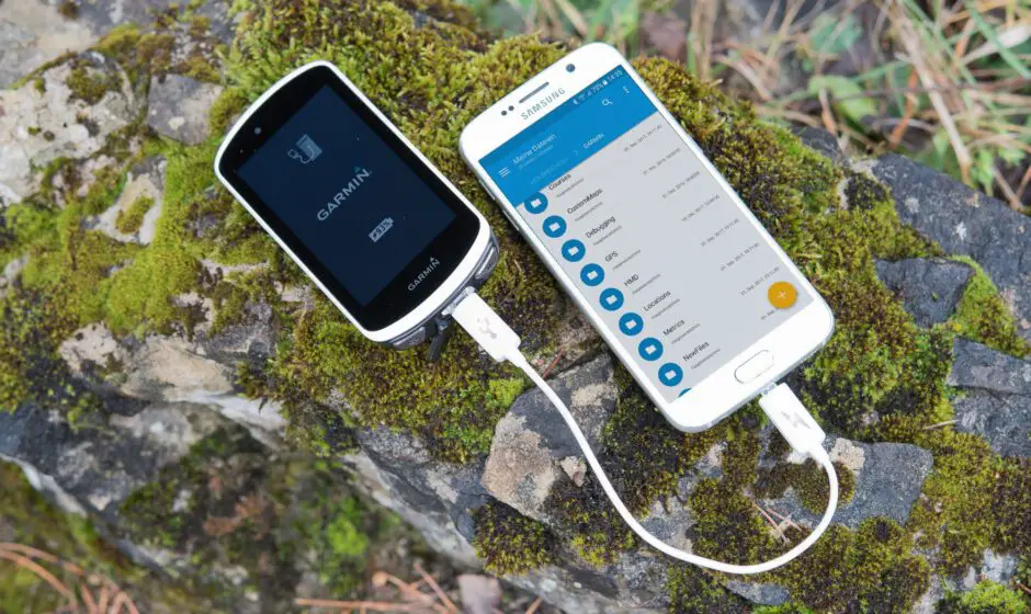 Garmin Edge 1030 - USB-OTG-Kabel - Android Smartphone