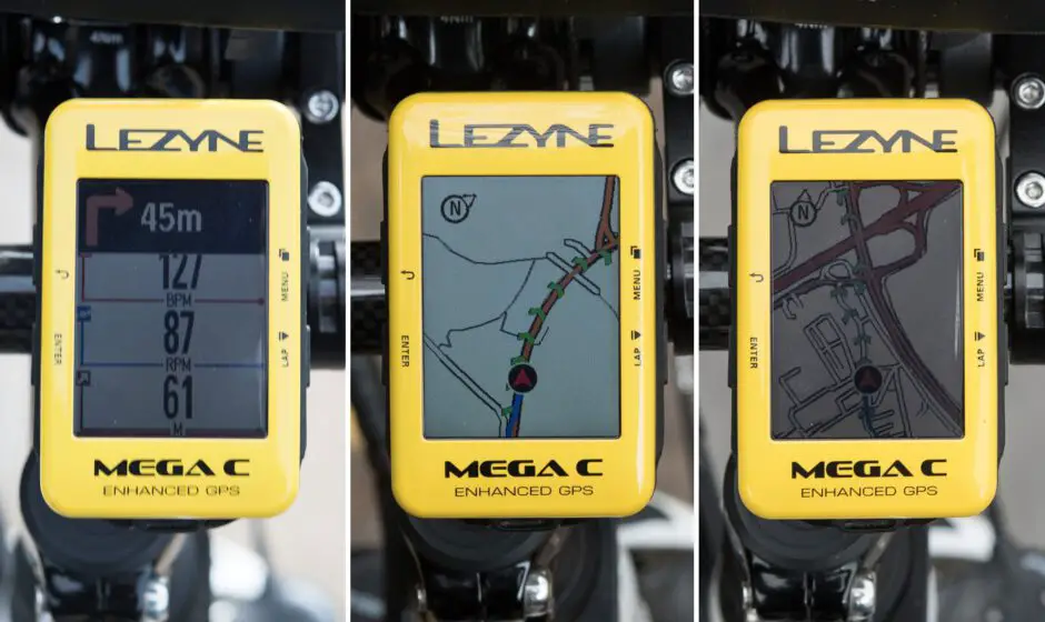 Lezyne Mega TCX- und GPX-Track Navigation