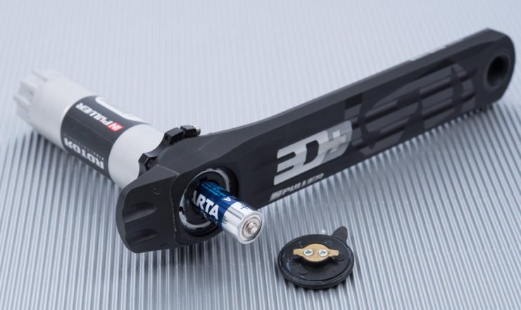 Extrem leichter Batteriewechsel beim Rotor Leistungsmesser
