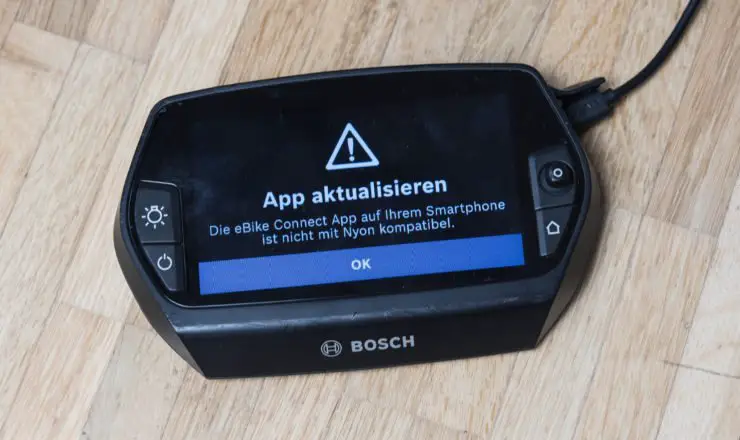 Deutlicher Hinweis auf Smartphone App Aktualisierung