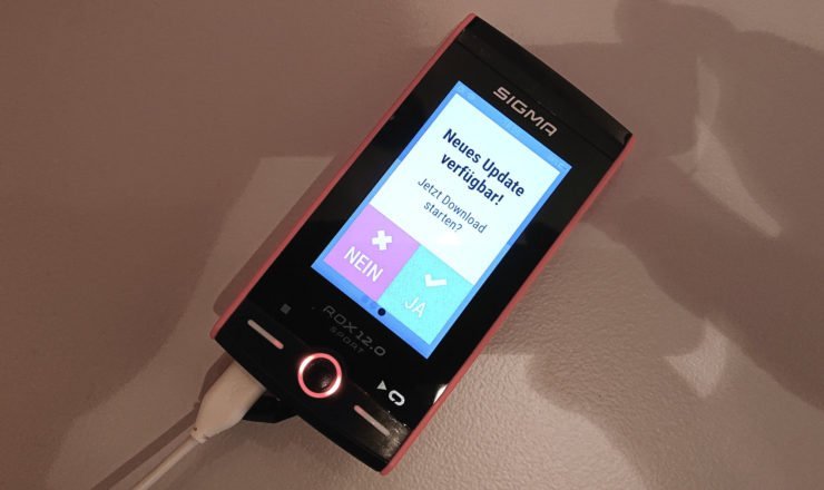 Info, dass ein neues ROX 12 Update bereit steht