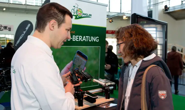 Individuelle Beratung am GPS Radler Beratungstisch