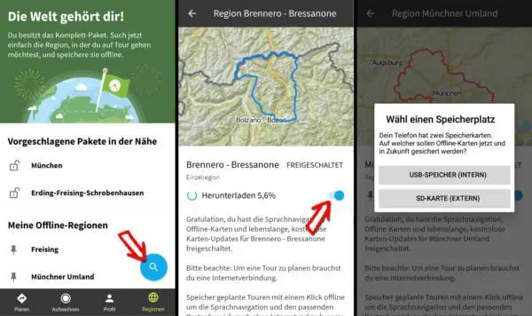 fahrrad navi app offline windows tablet kostenlos