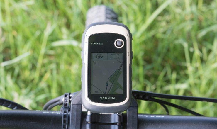 Der kompakte eTrex auf dem Fahrradlenker
