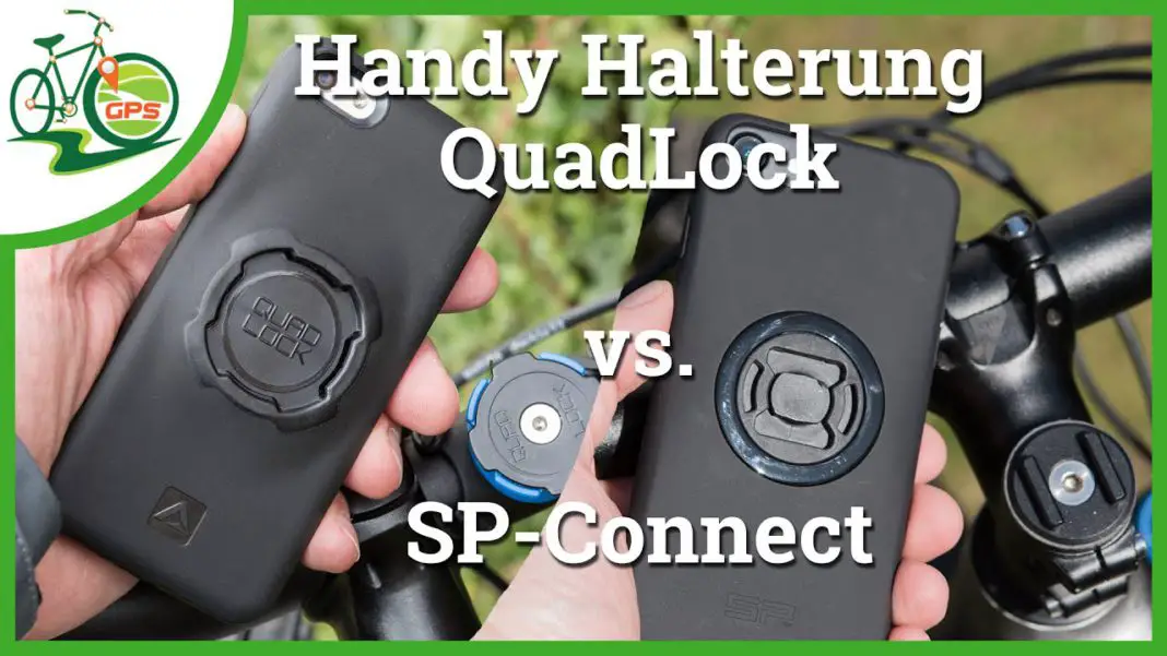Smartphone Halterung mit Spigen Hülle für SPConnect oder QuadLock