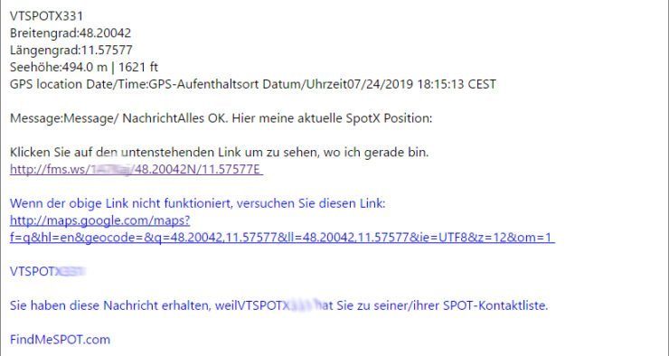 So eine E-Mail bekommt der Empfänger der OK-Nachricht