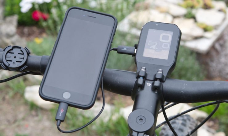 iPhone 7 lädt erfolgreich am BH Bike