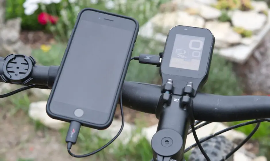 iPhone 7 lädt erfolgreich am BH Bike