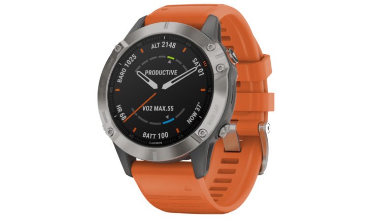 Die Garmin Fenix 6 in der Saphire Edition