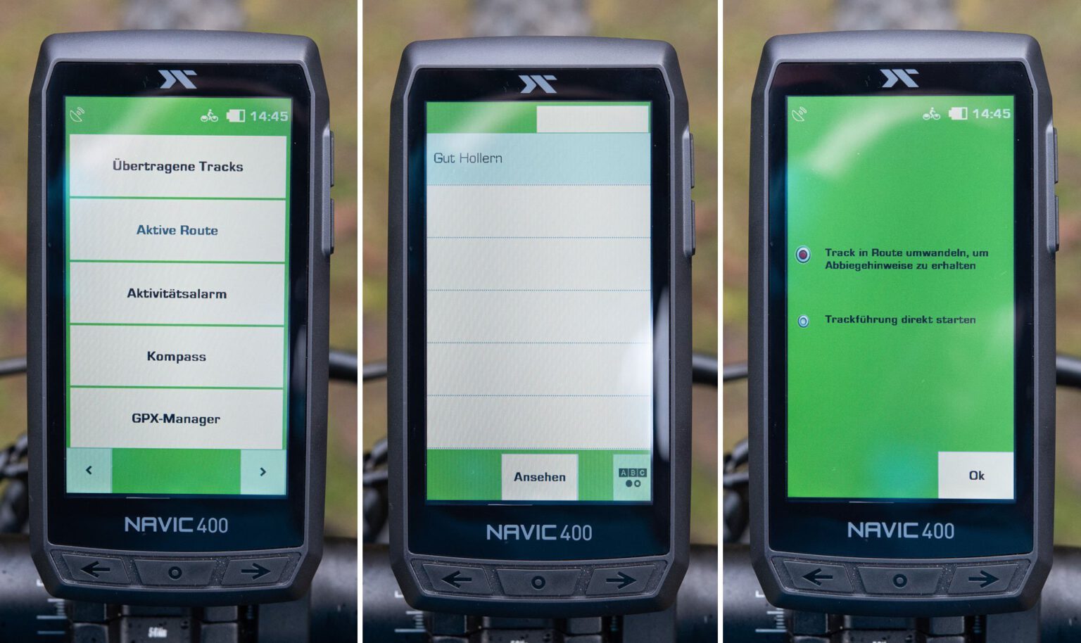 gpx datei auf falk fahrrad navi übertragen