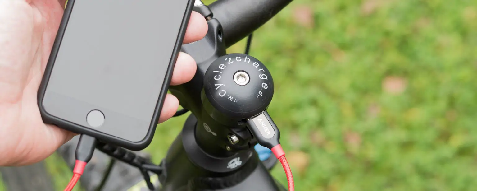 NabendynamoLader für Handy & GPS ☝️ am Fahrrad
