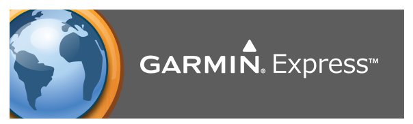 Garmin Express startet am Computer