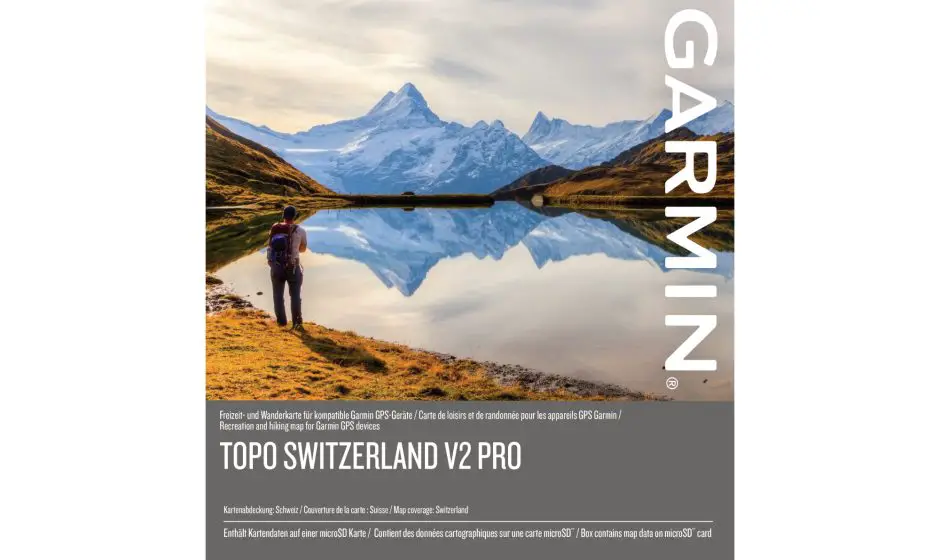 Die Garmin Topo Schweiz V2 PRO Karte
