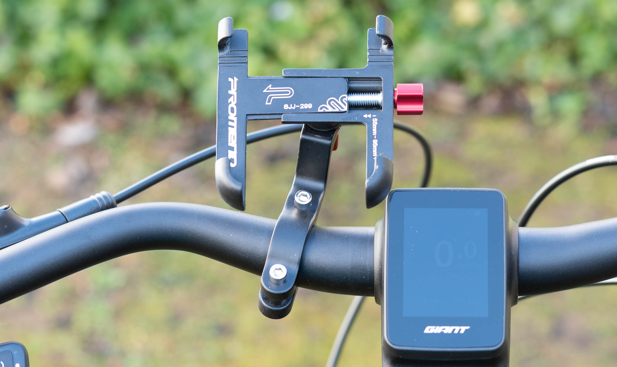 HSKB Handyhalterung Fahrrad Aluminium Handyhalter fürs Fahrrad Motorrad Anti-Shake Fahrrad Handy Halterung Universal für 4,0-4,6 Zoll Smartphone