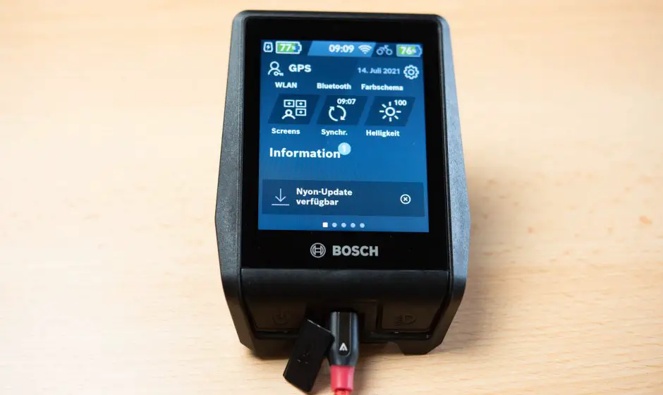 Das Bosch Nyon Update steht zum Download bereit