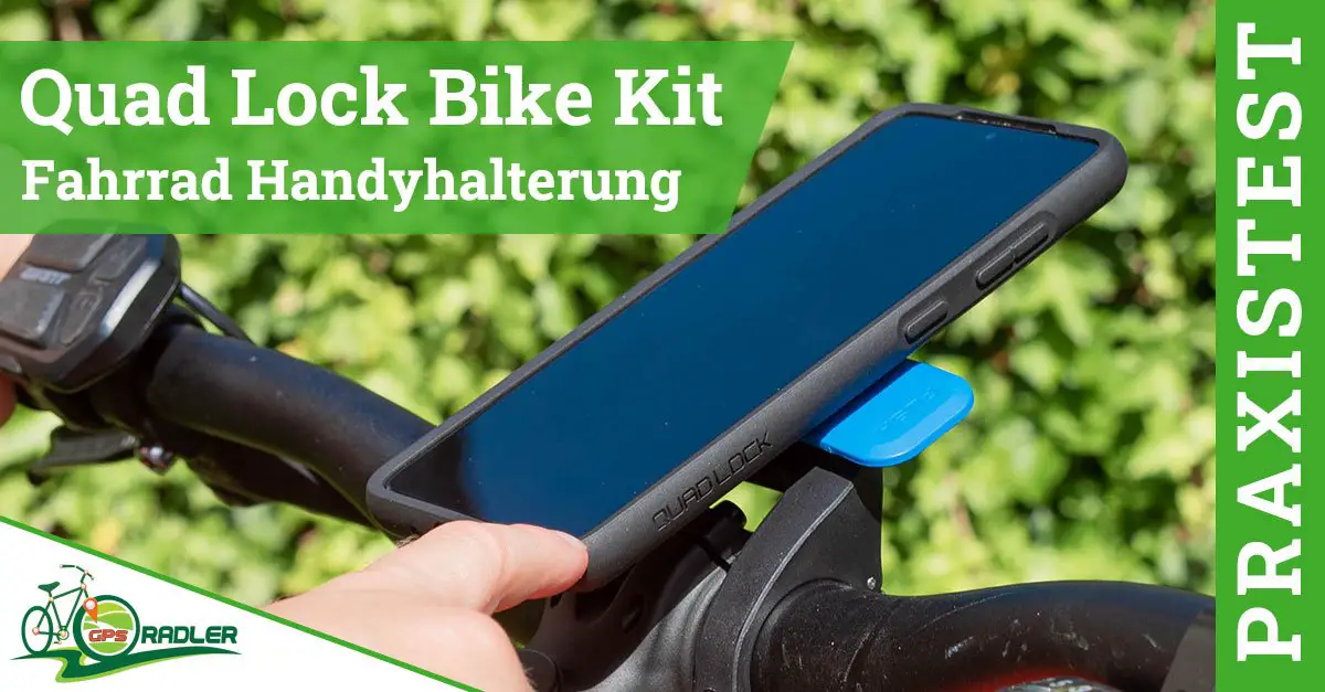 Handy Halterung Quad-Lock Bike Fahrrad Motorrad Roller Halter Handyhalterung  DE