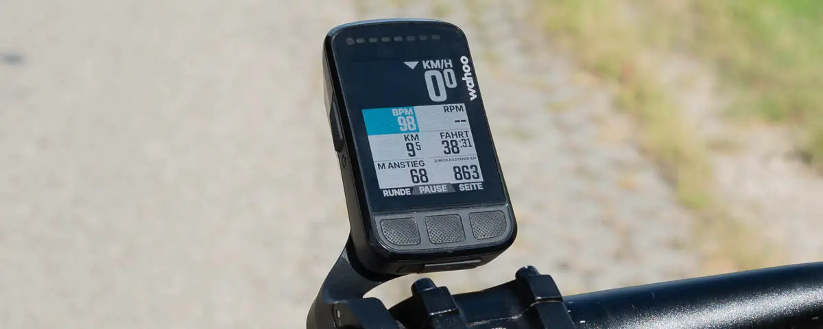 Wahoo ELEMNT BOLT 2.0 GPS Fahrradcomputer - schwarz