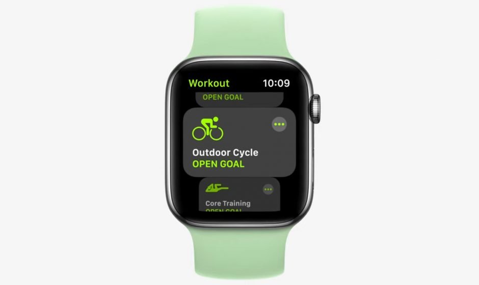 Die aktualisierte Fahrrad Aktivität auf der Apple Watch