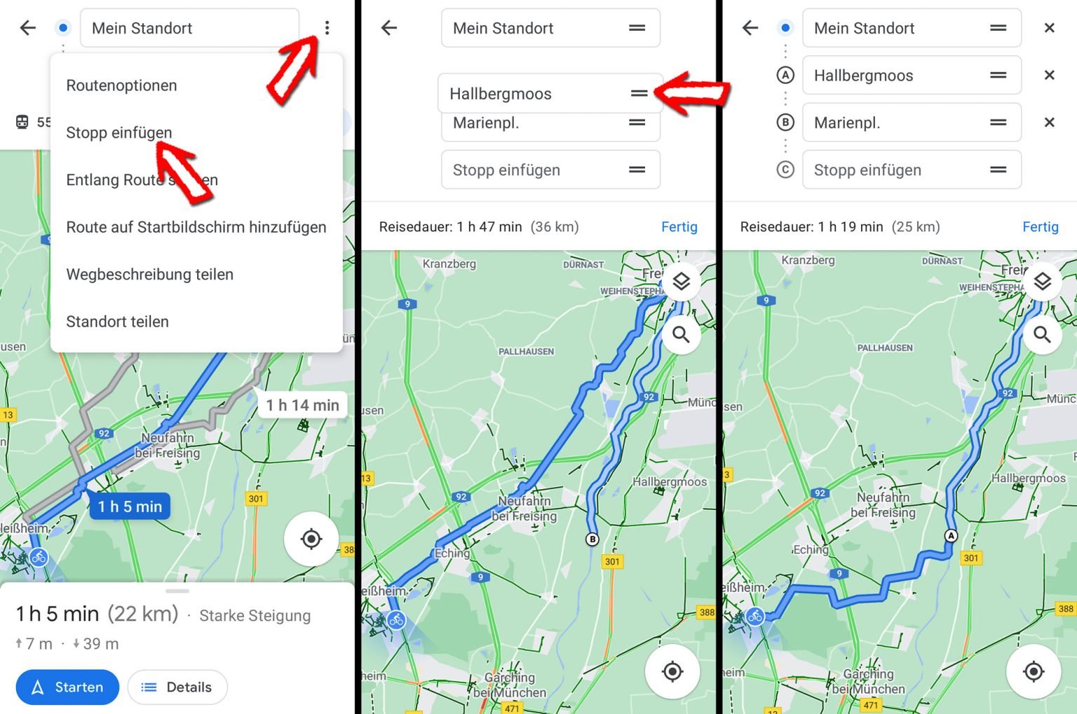 Google Maps Fahrradnavigation im Test ☑️ Einfach ans Ziel kommen