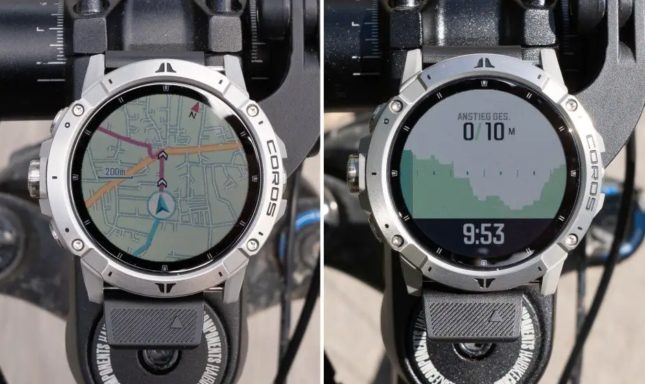 Coros Vertix 2 Track Navigation & Höhenprofil
