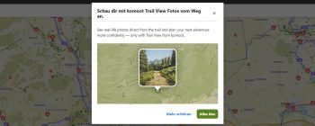 komoot Trail View – Neue Kartenansicht zur Tourplanung