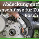 Bosch Anschlüsse und Stecker