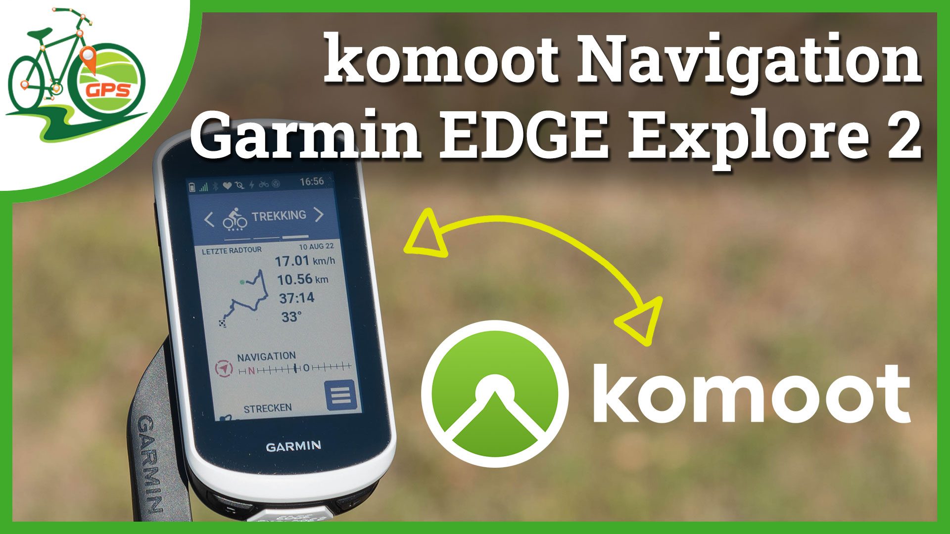 komoot & Garmin Edge Explore 2
