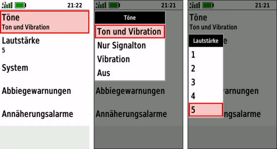 Vibrationsalarm beim Garmin GPSMAP 67