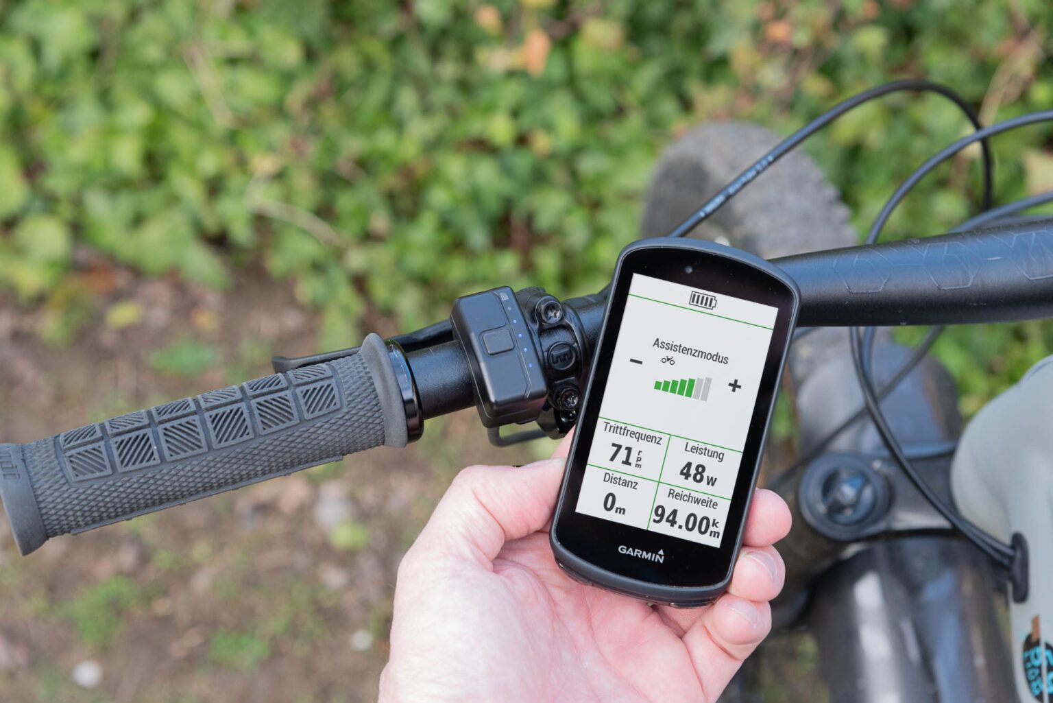 garmin ebike display