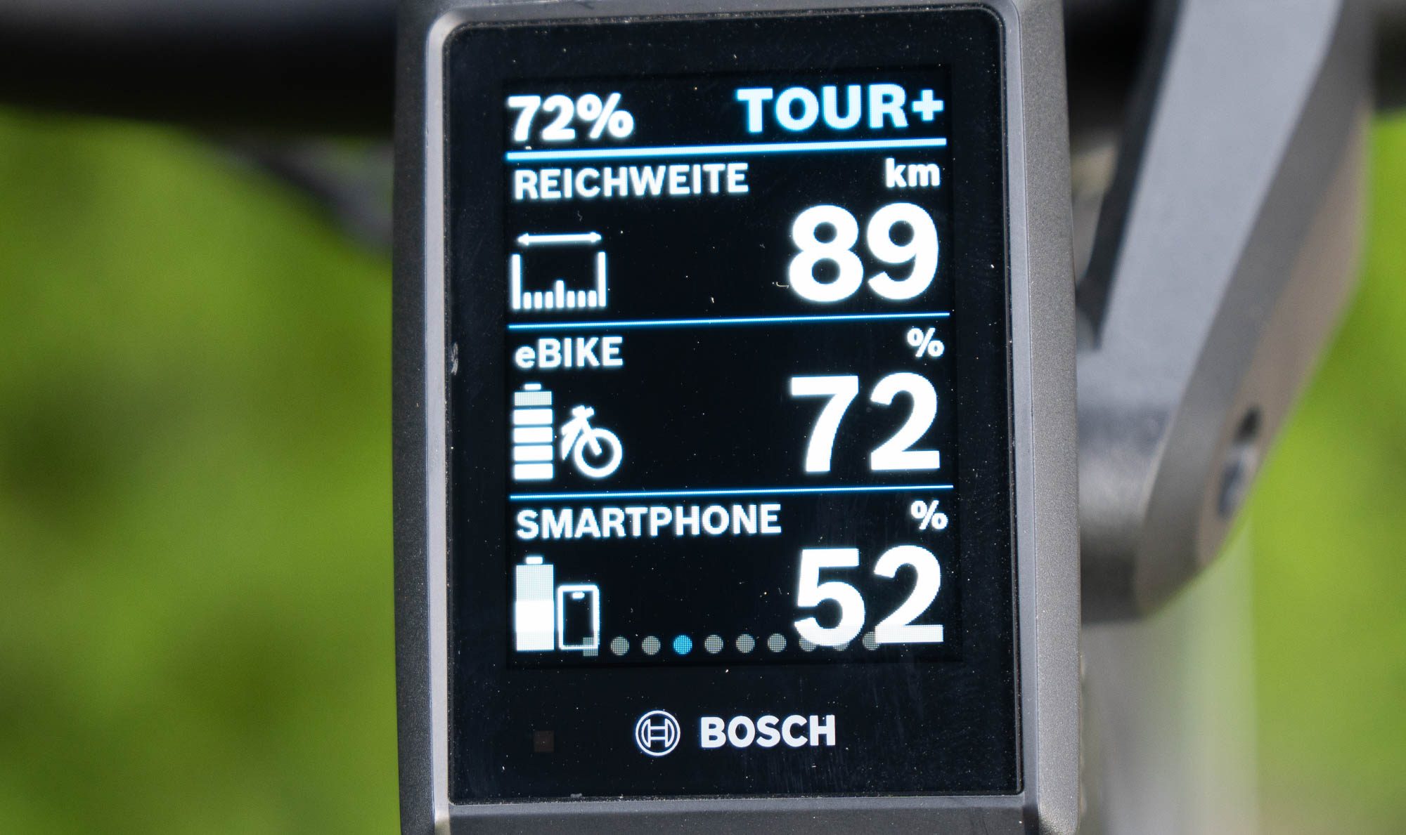 Bosch KIOX Datenfelder - Alle Werte im Überblick » GPS Radler