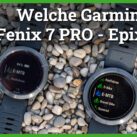 Garmin Fenix 7 PRO vs- Epix PRO
