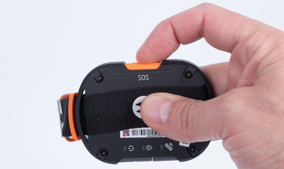 SOS Button ohne Schutz gegen versehentliches drücken