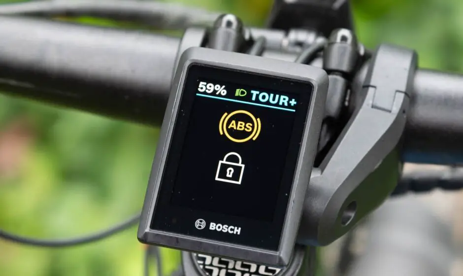 Bosch eBike ABS am Fahrrad ist aktiv