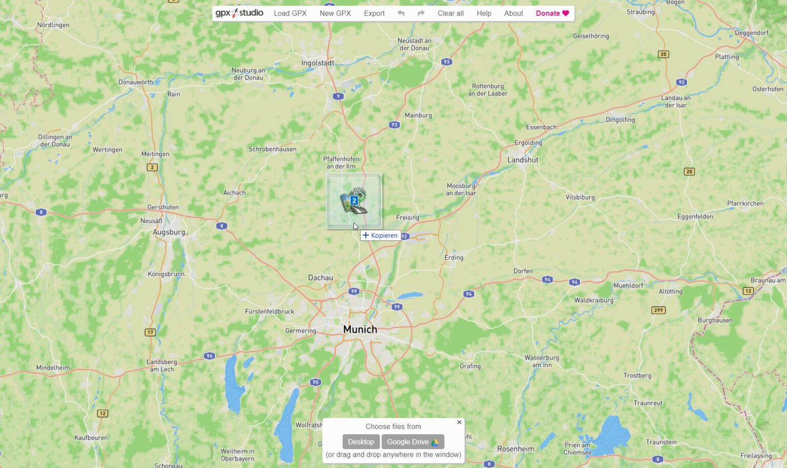 GPX-Tracks zusammenfassen ⚠️ Eine GPX-Datei erzeugen