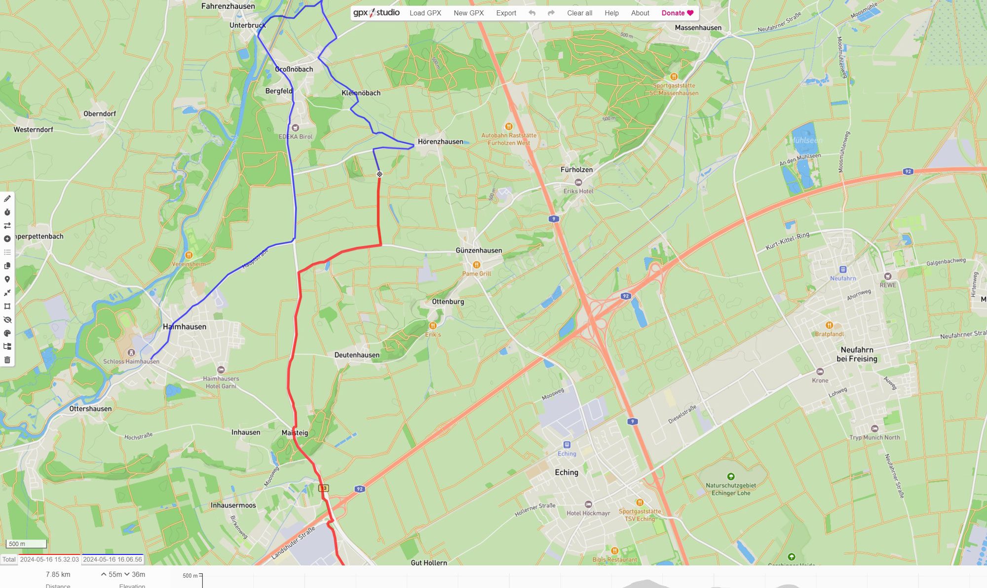 GPX-Tracks zusammenfassen ⚠️ Eine GPX-Datei erzeugen