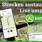 komoot Tour Bearbeitung am iPhone