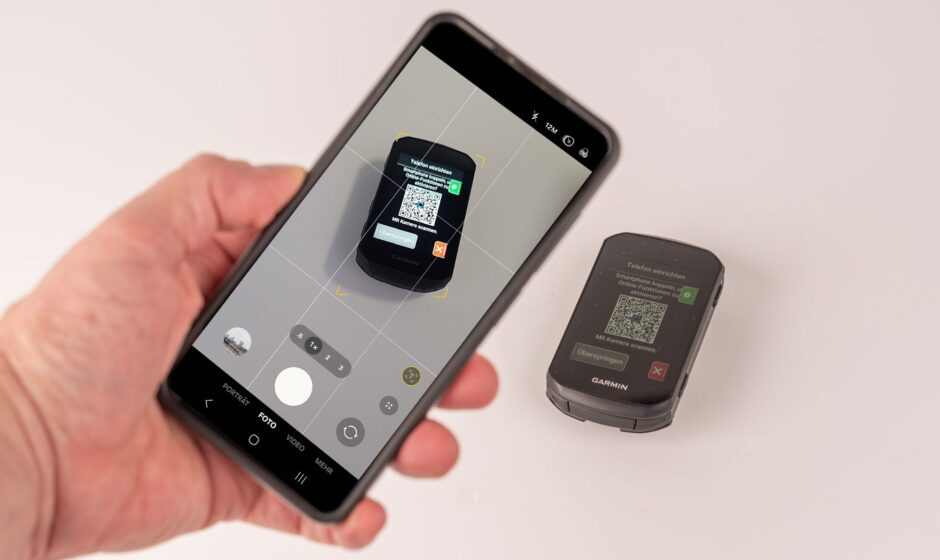 Einrichtung EDGE 850 am Smartphone