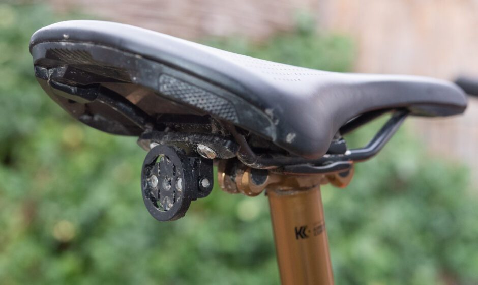 Alternative Halterung am Sattel