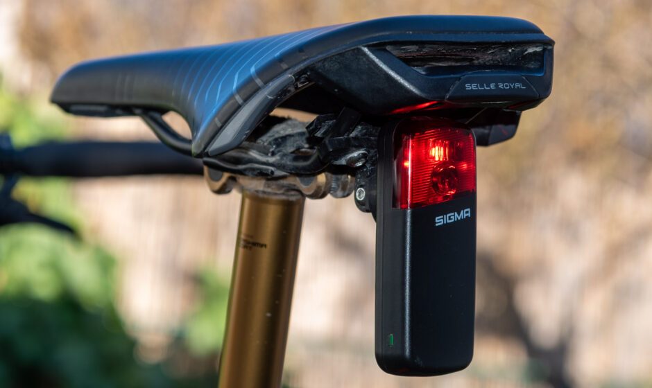 Sigma RECO 80 Radar unter dem Sattel