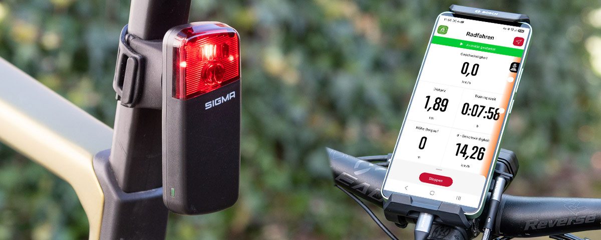 Sigma Ride App mit Radar